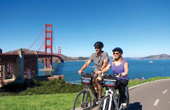 Traversez le Golden Bridge à vélo