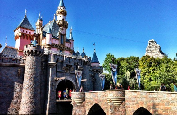 Les châteaux de princesse de Disneyland