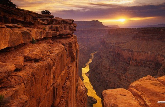 Sunset on Grand Canyon