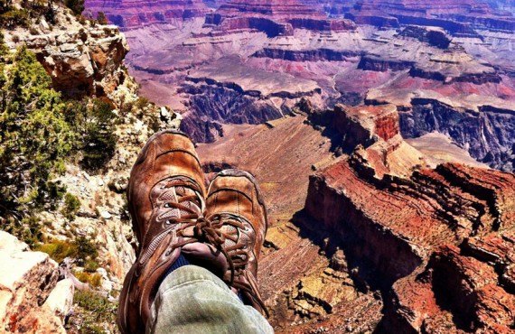 Rando le long de la Rim Trail du Grand Canyon