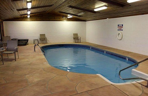 Indoor pool at the campground