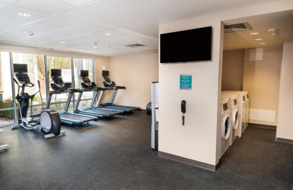 Fitness center and laundry