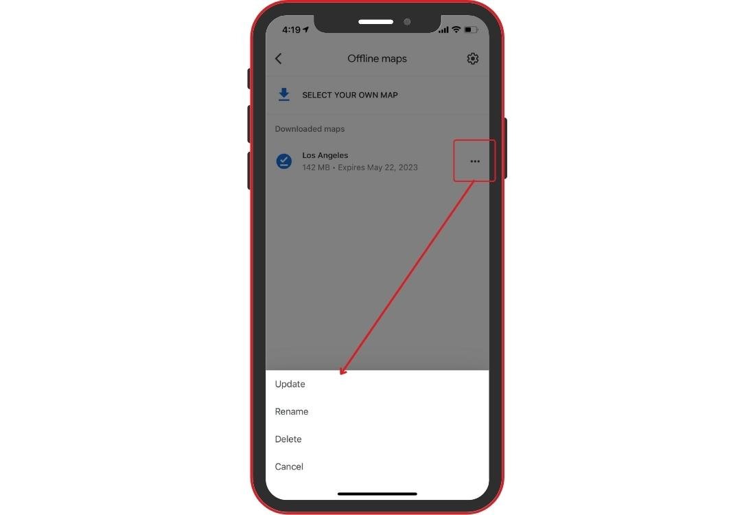 How to use the Google Maps GPS offline while travelling?