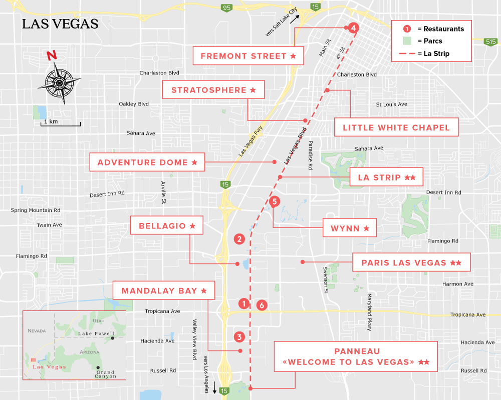 Las Vegas Carte USA